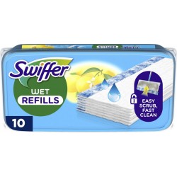 SWIFFER Lingettes Poussières Imprégnées pour Balai Parfum Citron 10 lingettes