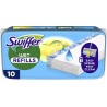 SWIFFER Lingettes Poussières Imprégnées pour Balai Parfum Citron 10 lingettes
