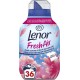 LENOR Adoucissant Fresh Air Jardins en Fleurs le bidon de 504ml