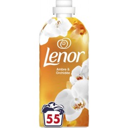LENOR Adoucissant Ambre et Orchidée le bidon de 1155ml