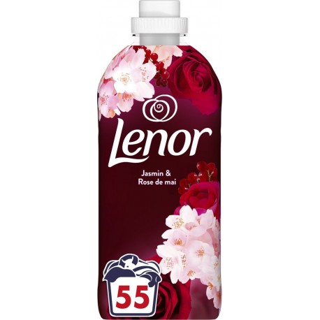 LENOR Adoucissant Concentré Jasmin et Rose de Mai le bidon de 1155ml