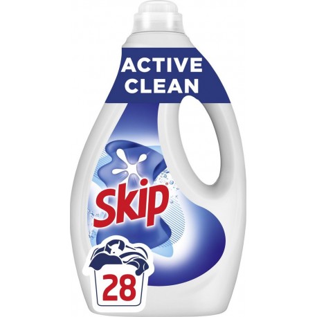 SKIP Lessive liquide Active Clean le bidon de 1,176L