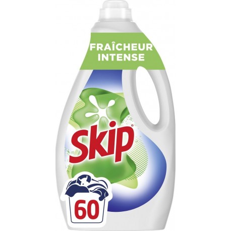 SKIP Lessive liquide Fraîcheur intense le bidon de 2,52L