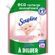 SOUPLINE Adoucissant Concentré Bébé Hypoallergénique Amande douce l' éco-recharge de 600ml