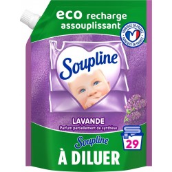 SOUPLINE Adoucissant Lavande l' éco-recharge de 600ml