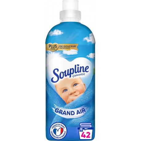 SOUPLINE Adoucissant Liquide Concentré Ultra Grand Air x42 880ml