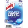 HARPIC Bloc WC Adhésif Hygienic Fresh Brise Marine 1 étui de 2 bloc