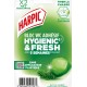 HARPIC Bloc WC Adhésif Hygienic Fresh Brise Pin Eucalyptus 1 étui de 2 bloc