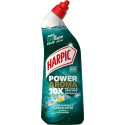 HARPIC Nettoyant WC Power Aroma Brise Marine Fleur Blanche 750ml