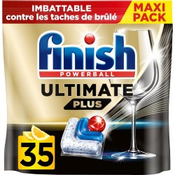 FINISH Capsules Lave-vaisselle Ultimate Plus Citron pack de 35 capsules