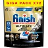 FINISH Capsules Lave-vaisselle Ultimate + pack de 72 capsules