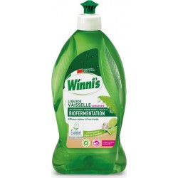 WINNI'S Liquide Vaisselle Concentré Biofermentation Citron Vert et fleur de Pommier 500ml