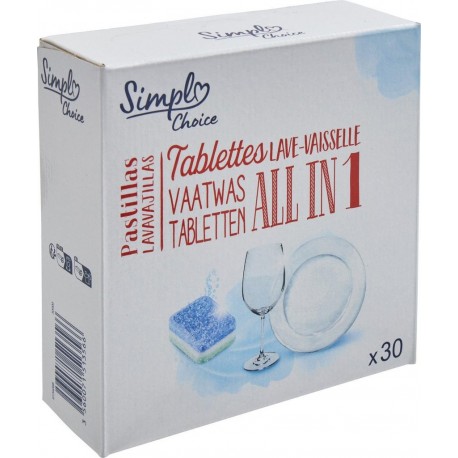 SIMPL Tablattes lave vaisselle 540g
