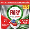 FAIRY Tablette lave-Vaisselle Platinum Plus Tout en 1 Action 7-en-1 71 tablettes