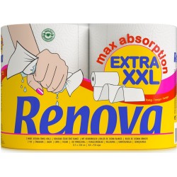 XXL RENOVA Essuie-tout Extra lot de 2 rouleaux