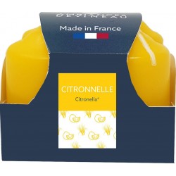 DEVINEAU Bougie Jaune Citronnelle lot de 4 bougies