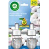 AIR WICK Désodorisant Recharge Électrique Fleur de Coton et Orchidée lot de 2 recharges de 19ml