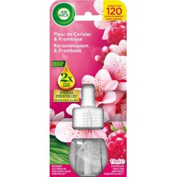 AIR WICK Désodorisant Recharge Électrique Fleur de Cerisier et Framboise la recharge de 19ml