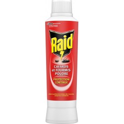 RAID Insecticide Poudre Max Contre Cafards et Fourmis 250g
