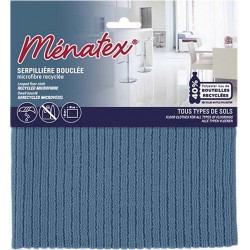 MENATEX Serpillère Bouclée Microfibre Recyclée 45 x 50cm la serpillère