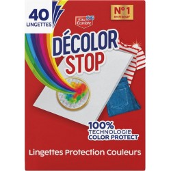 DECOLOR STOP Lingettes Protection Couleurs 40 pièces