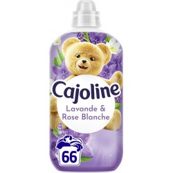 CAJOLINE Adoucissant Concentré Lavande et Rose blanche le bidon de 1386ml