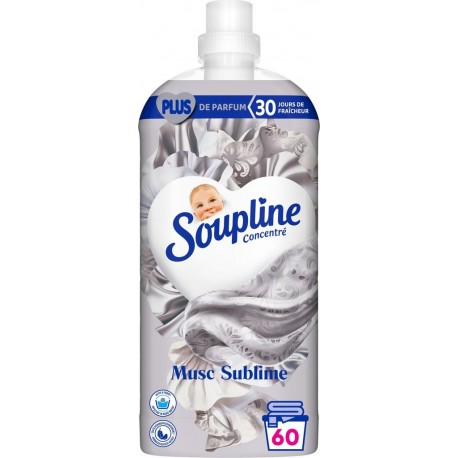 SOUPLINE Adoucissant Concentré Sublime Musc 1260ml