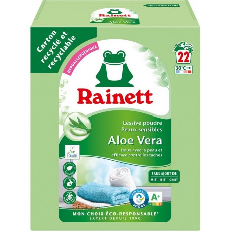 RAINETT Lessive en poudre Aloe Vera 1.45Kg