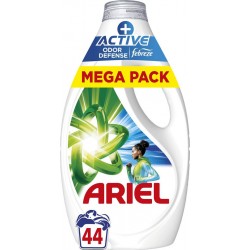 ARIEL Lessive Liquide Active + Contre les Odeurs le bidon de 1980ml