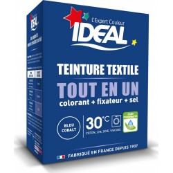 IDEAL Teinture Textile Bleu Cobalt Longue Durée 230g