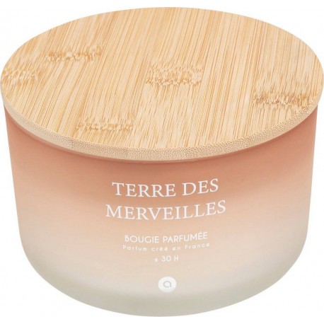 Atmosphera Bougie Parfumée Terre Des Merveilles Pétales De Musc 420g
