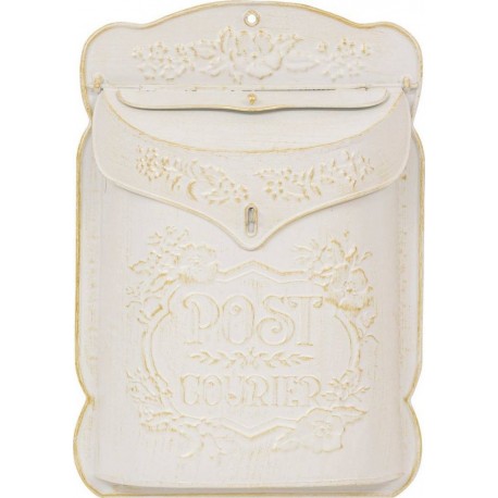 Atmosphera Boite Aux Lettres Tino Blanc Chaud H40.5cm
