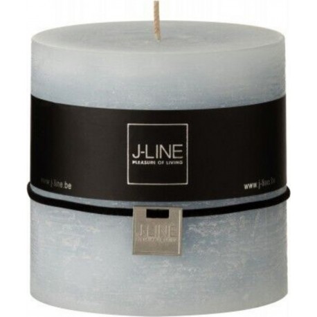 Clair Bougie Cylindrique Bleu 10x10 Cm 75 Heures