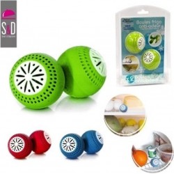 S&D Boule frigo anti-odeurs x2 lot de 2