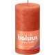 Shine Bolsius Rustiko Bougie En Cire Cylindre Orange 1 Pièce(s)