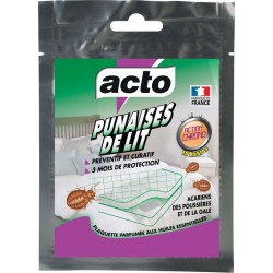 Acto Plaquette Punaises De Lit Répulsive Et Insecticide