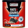 Caussade Rats & Souris 300 Grs , 12x25grs Flocoumafen, Efficacité Radicale