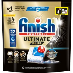 FINISH Capsules Lave-vaisselle Ultimate Plus Tout en 1 pack de 22 capsules
