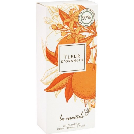 LES ESSENTIELS Eau de parfum fleur d'oranger 80ml