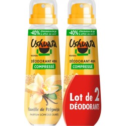 Déodorant compresse Ushuaia Vanille 2x100ml 200ml