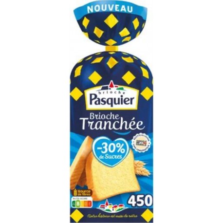 Brioche tressée bio Pasquier Tranchée 450g