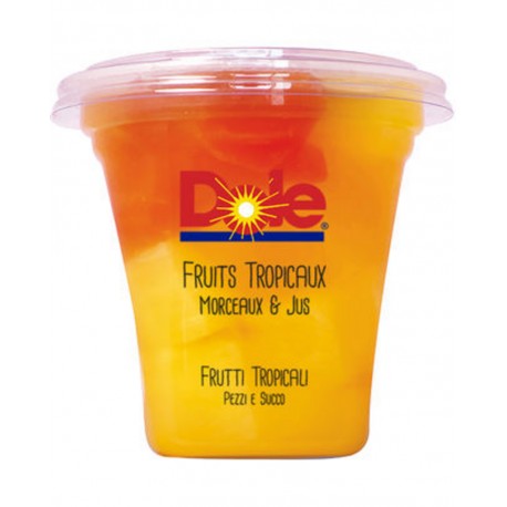 Dole Fruits Tropicaux Morceaux & Jus 198g