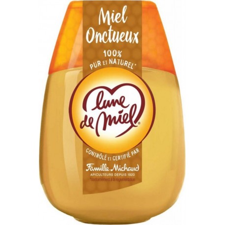Lune de Miel 100% Pur et Naturel Miel Onctueux 340g (lot de 4)