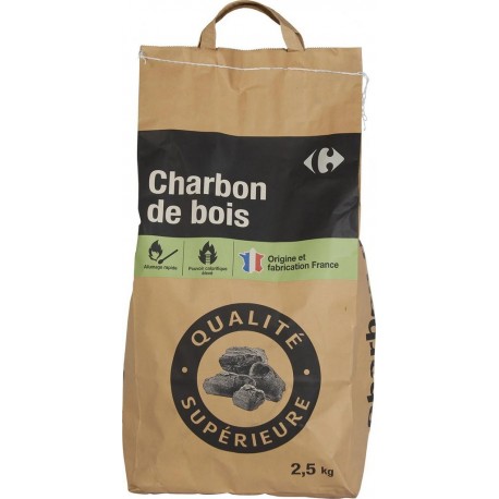 CARREFOUR Charbon de Bois Qualité Supérieure 2,5Kg