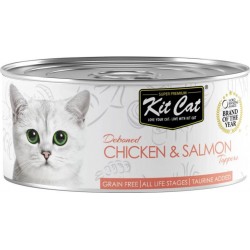 Kit Cat Poulet Et Saumon Pour Chat 24x80g 1.92Kg
