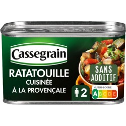 Cassegrain Légumes cuisinés ratatouille à la Provençale 380g