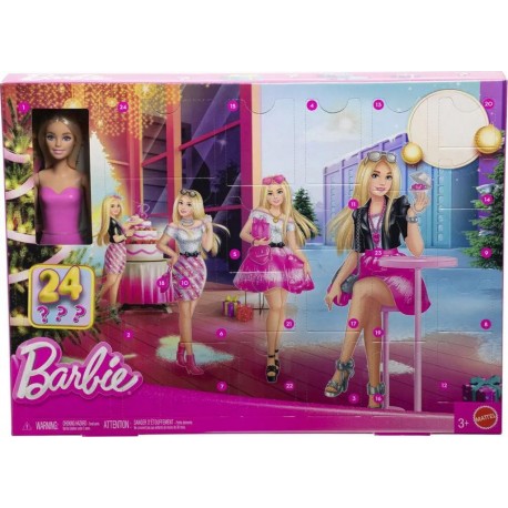MATTEL Calendrier de l'Avent Barbie Fashionistas