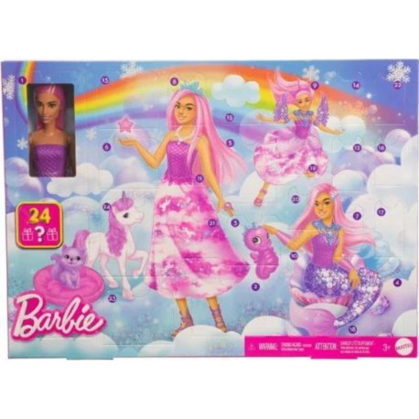 MATTEL Calendrier de l'Avent Barbie Fantaisie