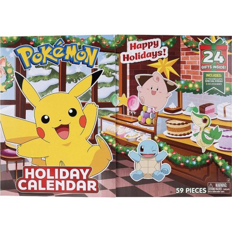 JAZWARES Calendrier de l'Avent Pokémon Battle Figure