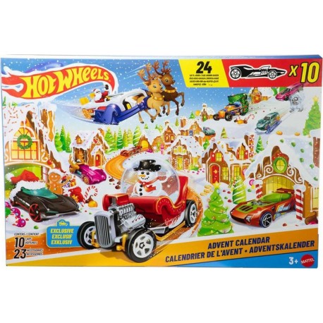 MATTEL Calendrier de l'Avent Hot Wheels